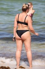ISKRA LAWRENCE in Bikini on the Beach in Miami 07/12/2018