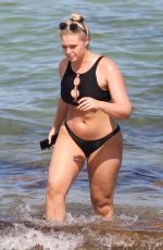 ISKRA LAWRENCE in Bikini on the Beach in Miami 07/12/2018