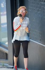 ISLA FISHER Leaves a Nail Salon in London 07/14/2018