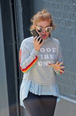 ISLA FISHER Leaves a Nail Salon in London 07/14/2018