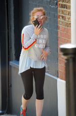 ISLA FISHER Leaves a Nail Salon in London 07/14/2018