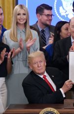 IVANKA TRUMP at U.S. President Donald Trump Signs Executive Order for American Workers 07/19/2018