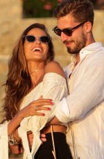 IZABEL GOULART at Their Engagement Party in Mykonos 07/06/2018