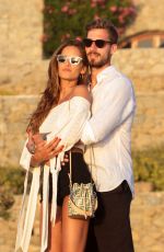 IZABEL GOULART at Their Engagement Party in Mykonos 07/06/2018