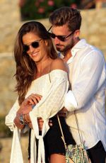 IZABEL GOULART at Their Engagement Party in Mykonos 07/06/2018