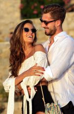 IZABEL GOULART at Their Engagement Party in Mykonos 07/06/2018