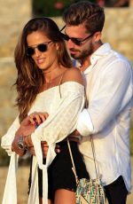 IZABEL GOULART at Their Engagement Party in Mykonos 07/06/2018
