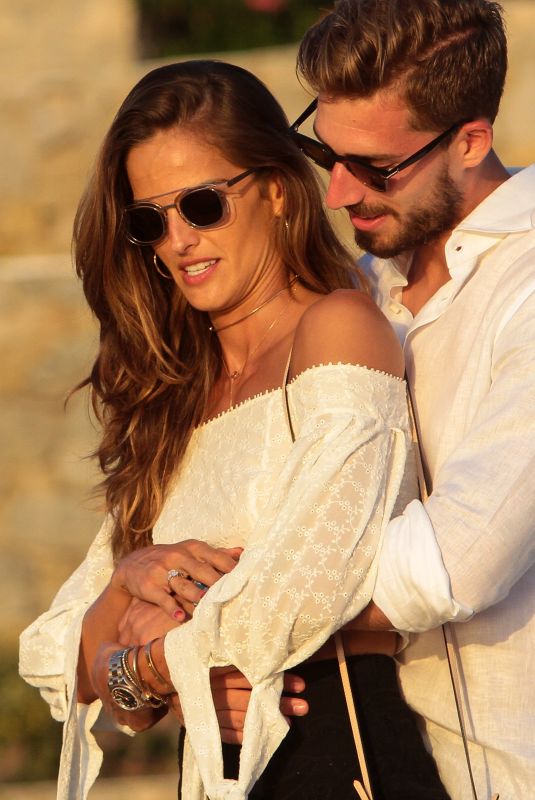 IZABEL GOULART at Their Engagement Party in Mykonos 07/06/2018