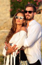 IZABEL GOULART at Their Engagement Party in Mykonos 07/06/2018