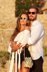 IZABEL GOULART at Their Engagement Party in Mykonos 07/06/2018