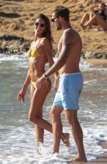 IZABEL GOULART in Bikini at a Beach on Mykonos 07/13/2018