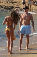 IZABEL GOULART in Bikini at a Beach on Mykonos 07/13/2018