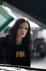JAIMIE ALEXANDER on the Set of Blindspot in New York 07/11/2018