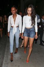 JASMINE TOOKES and SHANINA SHAIK at Catch LA in West Hollywood 07/06/2018