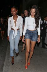 JASMINE TOOKES and SHANINA SHAIK at Catch LA in West Hollywood 07/06/2018