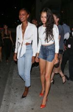 JASMINE TOOKES and SHANINA SHAIK at Catch LA in West Hollywood 07/06/2018