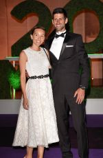 JELENA and Novak DJOKOVIC at Wimbledon Champions Dinner at Guildhall in London 07/15/2018