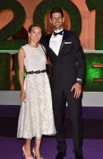JELENA and Novak DJOKOVIC at Wimbledon Champions Dinner at Guildhall in London 07/15/2018