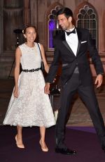 JELENA and Novak DJOKOVIC at Wimbledon Champions Dinner at Guildhall in London 07/15/2018
