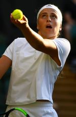 JELENA OSTAPENKO at Wimbledon Tennis Championships in London 07/03/2018