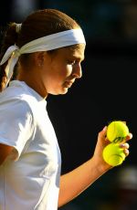 JELENA OSTAPENKO at Wimbledon Tennis Championships in London 07/03/2018