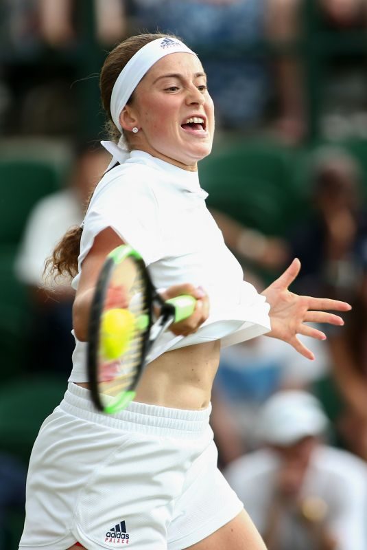 JELENA OSTAPENKO at Wimbledon Tennis Championships in London 07/05/2018