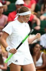 JELENA OSTAPENKO at Wimbledon Tennis Championships in London 07/05/2018