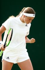 JELENA OSTAPENKO at Wimbledon Tennis Championships in London 07/05/2018