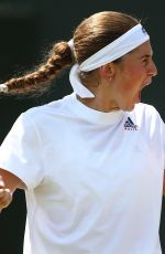 JELENA OSTAPENKO at Wimbledon Tennis Championships in London 07/07/2018