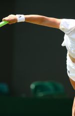 JELENA OSTAPENKO at Wimbledon Tennis Championships in London 07/07/2018