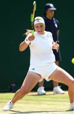 JELENA OSTAPENKO at Wimbledon Tennis Championships in London 07/07/2018