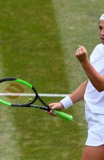 JELENA OSTAPENKO at Wimbledon Tennis Championships in London 07/10/2018