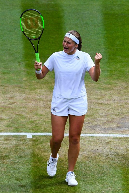 JELENA OSTAPENKO at Wimbledon Tennis Championships in London 07/10/2018