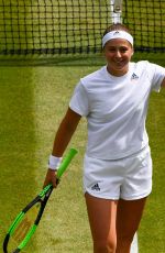 JELENA OSTAPENKO at Wimbledon Tennis Championships in London 07/10/2018