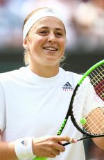 JELENA OSTAPENKO at Wimbledon Tennis Championships in London 07/10/2018