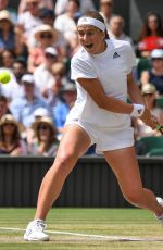 JELENA OSTAPENKO at Wimbledon Tennis Championships in London 07/12/2018