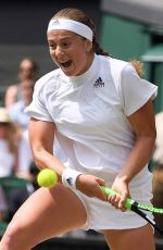 JELENA OSTAPENKO at Wimbledon Tennis Championships in London 07/12/2018