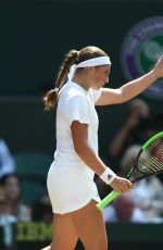 JELENA OSTAPENKO at Wimbledon Tennis Championships in London 07/12/2018