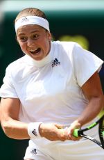 JELENA OSTAPENKO at Wimbledon Tennis Championships in London 07/12/2018