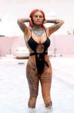 JEMMA LUCY in Swimsuit at a Pool in Ibiza 07/23/2018