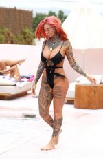 JEMMA LUCY in Swimsuit at a Pool in Ibiza 07/23/2018