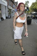 JEMMA LUCY Out and About in Cheshire 07/04/2018