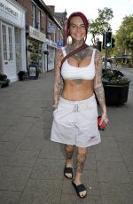 JEMMA LUCY Out and About in Cheshire 07/04/2018