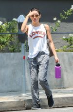 JENNA DEWAN Leaves a Gym in Los Angels 07/26/2018