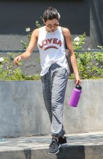 JENNA DEWAN Leaves a Gym in Los Angels 07/26/2018