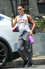 JENNA DEWAN Leaves a Gym in Los Angels 07/26/2018