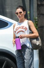 JENNA DEWAN Leaves a Gym in Los Angels 07/26/2018