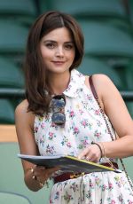 JENNA LOUISE COLEMAN at Wimbledon Tennis Championships in London 07/13/2018