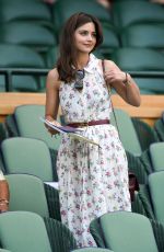 JENNA LOUISE COLEMAN at Wimbledon Tennis Championships in London 07/13/2018