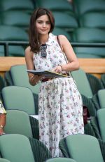 JENNA LOUISE COLEMAN at Wimbledon Tennis Championships in London 07/13/2018